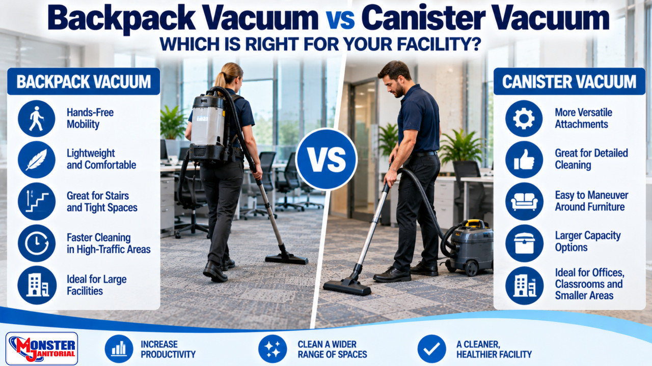 Backpack Vacuum vs Canister Vacuum