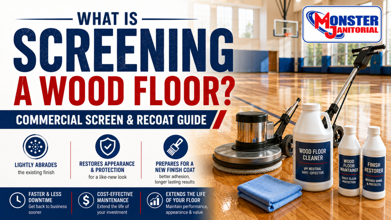 What Is Screening a Wood Floor? Commercial Screen & Recoat Guide