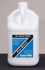 floor finish, powr-flite sb4  star bright