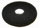 14" Black Round Floor Pads - Box of 5