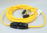 Kavac CES19A - 50 FT IN LINE GFCI 12/3 YELLOW Power Cord pic