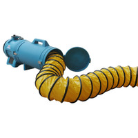 XPOWER 8DHC25 - 25 Ft. Ducting Hose 8 Inch. Diameter