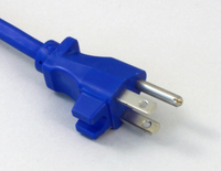 POWER CORD, 18/3 BLUE 50' Plug