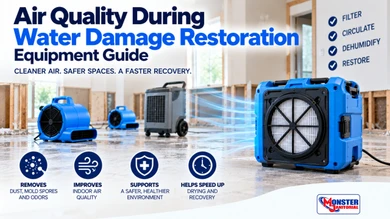 Air Quality During Water Damage Restoration | Equipment Guide