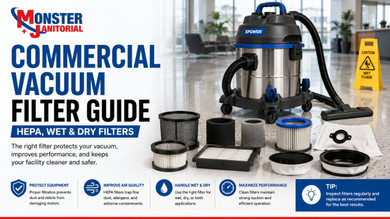 Commercial Vacuum Filter Guide | HEPA, Wet & Dry Filters