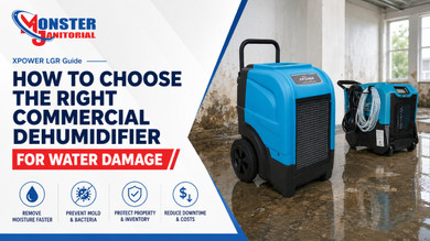 How to Choose the Right Commercial Dehumidifier for Water Damage | XPOWER LGR Guide