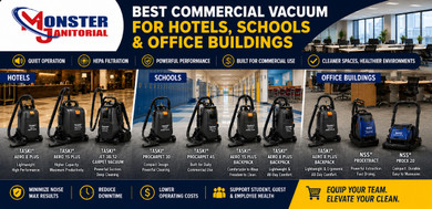 Best Commercial Vacuum for Hotels, Schools & Office Buildings