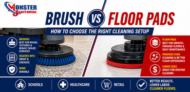 Brush vs Floor Pads: How to Choose the Right Cleaning Setup