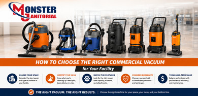 How to Choose the Right Commercial Vacuum for Your Facility