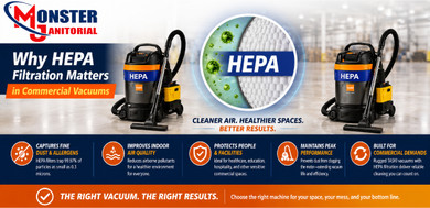 Why HEPA Filtration Matters in Commercial Vacuums