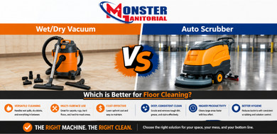 Wet/Dry Vacuum vs Auto Scrubber: Which is Better for Floor Cleaning?