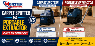 Carpet Spotter vs Portable Extractor – What’s the Difference?