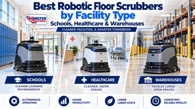 Best Robotic Floor Scrubbers by Facility Type | Schools, Healthcare & Warehouses