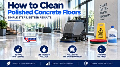 How to Clean Polished Concrete Floors