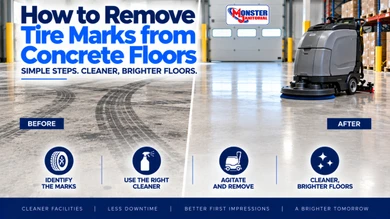 How to Remove Tire Marks from Concrete Floors