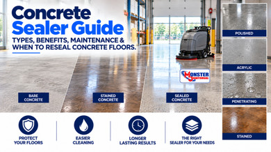 Concrete Sealer Guide: Types, Benefits, Maintenance & When to Reseal Concrete Floors