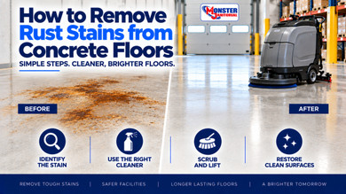 How to Remove Rust Stains from Concrete Floors