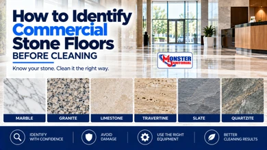 How to Identify Commercial Stone Floors Before Cleaning