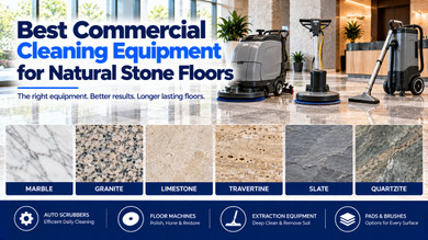 Best Commercial Cleaning Equipment for Natural Stone Floors