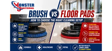 Brush vs Floor Pads: How to Choose the Right Cleaning Setup
