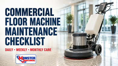 Commercial Floor Machine Maintenance Checklist: Daily, Weekly & Monthly Care
