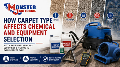 How Commercial Carpet Type Affects Chemical and Equipment Selection