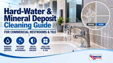 Hard-Water & Mineral Deposit Cleaning Guide for Commercial Restrooms & Tile