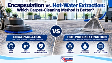 Encapsulation vs. Hot-Water Extraction: Which Carpet-Cleaning Method Is Better?