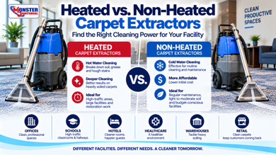 Heated vs. Non-Heated Carpet Extractors