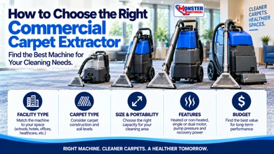 How to Choose the Right Commercial Carpet Extractor