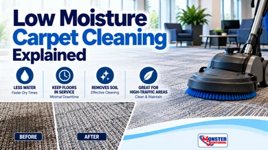 Low Moisture Carpet Cleaning Explained