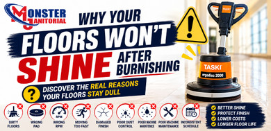 Why Your Floors Won't Shine After Burnishing