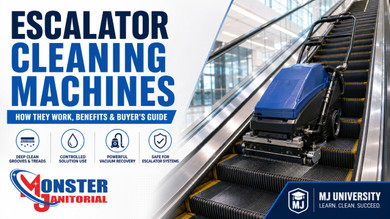 Escalator Cleaning Machines: How They Work, Benefits & Buyer’s Guide
