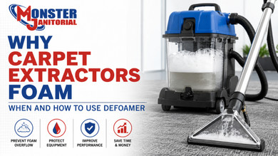 Why Carpet Extractors Foam: When and How to Use Defoamer