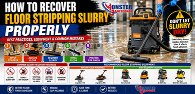How to Recover Floor Stripping Slurry Properly