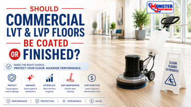 Should Commercial LVT & LVP Floors Be Coated or Finished?