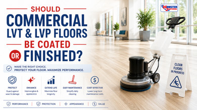 Should Commercial LVT & LVP Floors Be Coated or Finished?
