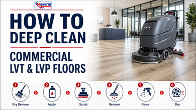 How to Deep Clean Commercial LVT & LVP Floors