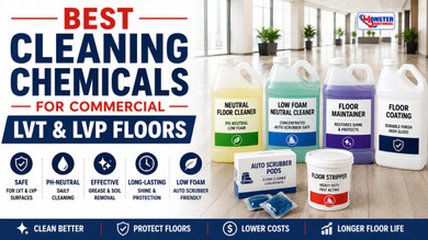 Best Cleaning Chemicals for Commercial LVT & LVP Floors