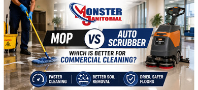 Mop vs Auto Scrubber: Which Is Better for Commercial Cleaning?