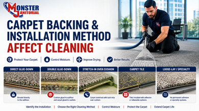 Commercial Carpet Backing and Installation Methods Explained: How They Affect Cleaning