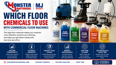 Which Floor Chemicals to Use with Commercial Floor Machines