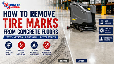 How to Remove Tire Marks from Concrete Floors