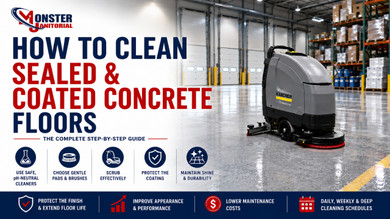How to Clean Sealed and Coated Concrete Floors 