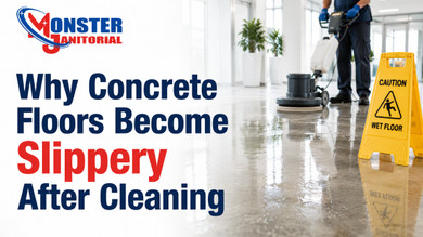 Why Concrete Floors Become Slippery After Cleaning