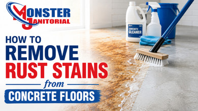 How to Remove Rust Stains from Concrete Floors