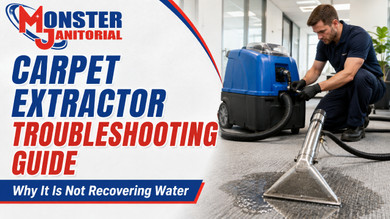 Commercial Carpet Extractor Troubleshooting Guide: Common Mistakes and Water-Recovery Problems