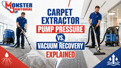 Carpet Extractor Pump Pressure vs. Vacuum Recovery Explained
