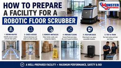 How to Prepare a Facility for a Robotic Floor Scrubber