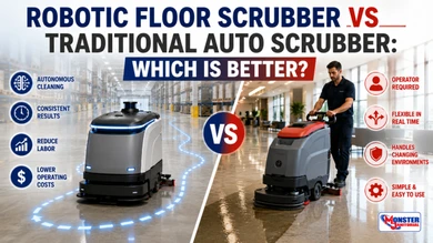 Robotic Floor Scrubber vs Traditional Auto Scrubber: Which Is Better?